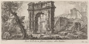 Arch of Pola in Istria