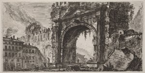 Arch of Rimini Built by Augustus by Giovanni Battista Piranesi