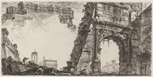 Arch of Titus by Giovanni Battista Piranesi