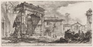 Arch of Trajan in Ancona by Giovanni Battista Piranesi