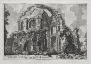 Remains of the Temple of Minerva Medica by Giovanni Battista Piranesi
