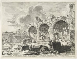 Basilica of Maxentius in Rome by Giovanni Battista Piranesi