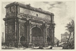 Arch of Septimius Severus in Rome (Views of Rome) (Views of Rome drawn and engraved by Giambattista Piranesi)