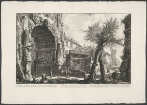 Arch of Titus in Rome by Giovanni Battista Piranesi