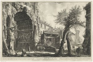 Arch of Titus in Rome (Veduta dell