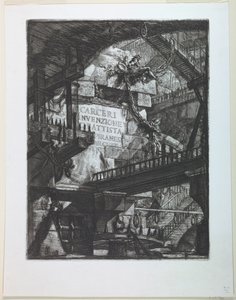 Carceri Series, Title Page by Giovanni Battista Piranesi