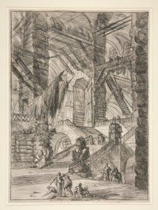 Carceri, VIII: The Staircase with Trophies