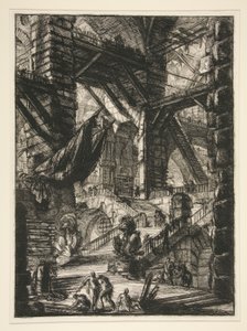 Carceri, VIII: The Staircase with Trophies
