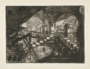 Prisons, XI: The Arch with a Shell Ornament by Giovanni Battista Piranesi