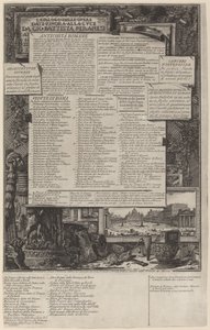 Catalog of Works by Giovanni Battista Piranesi