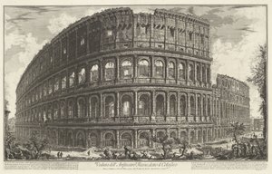 Colosseum in Rome by Giovanni Battista Piranesi
