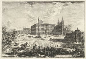View of the Lateran in Rome with the Basilica of St. John Lateran (Views of Rome) by Giovanni Battista Piranesi