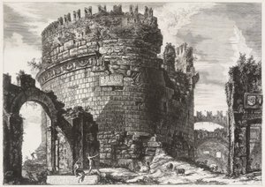 Tomb of Caecilia Metella by Giovanni Battista Piranesi