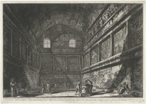 Interior of Chiesa di Sant’Urbano in Rome (Veduta Interna dell