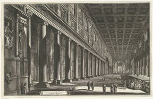 Interior of Santa Maria Maggiore in Rome (Views of Rome)