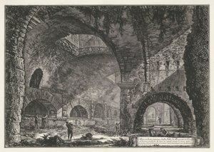 Interior of the Temple of Hercules Victor in Tivoli
