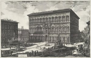 Palazzo Farnese in Rome (Views of Rome) by Giovanni Battista Piranesi