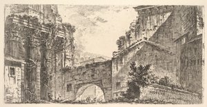 Plate 15: Forum of Augustus by Giovanni Battista Piranesi