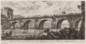 Bridge of Rimini Built by Augustus and Tiberius by Giovanni Battista Piranesi