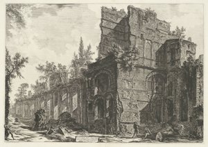 Pretorio in the Villa Adriana in Tivoli by Giovanni Battista Piranesi