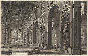 S. Giovanni in Laterano. Interior, ca. 1768