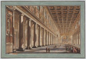 S. Maria Maggiore, Interior, Rome by Giovanni Battista Piranesi