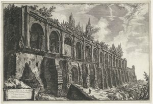 Temple of Hercules Victor in Tivoli (Views of Rome, Vedute di Roma by Giambattista Piranesi)