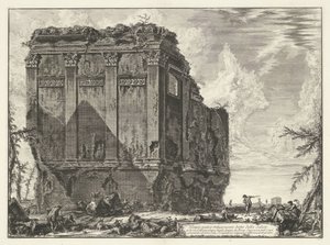 Temple of Salus near Rome (Views of Rome) by Giovanni Battista Piranesi