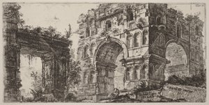 Temple of Diana by Giovanni Battista Piranesi