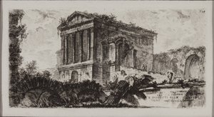 Temple of Clitumnus between Fulgino and Spoleto by Giovanni Battista Piranesi