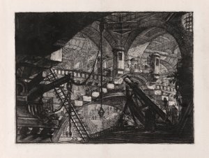 The Arch with a Shell Ornament, plate 11 from Prisons by Giovanni Battista Piranesi