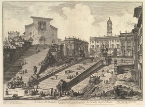 The Capitol and the steps of S. Maria in Aracoeli