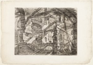 The Gothic Arch, plate 14 from Imaginary Prisons by Giovanni Battista Piranesi