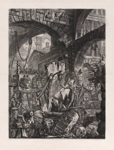 The Man on the Rack, Plate 2 from Carceri by Giovanni Battista Piranesi