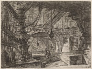 The Pier with Chains by Giovanni Battista Piranesi