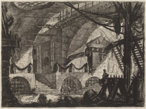 The Sawhorse by Giovanni Battista Piranesi