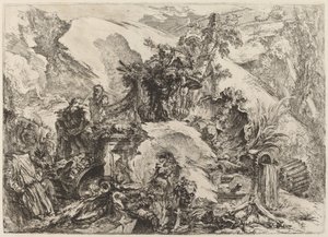 The Skeletons by Giovanni Battista Piranesi