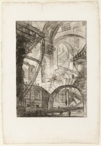 The Smoking Fire, plate 6 from Imaginary Prisons
