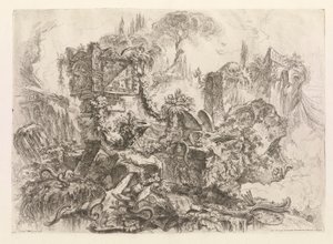 The Tomb of Nero, from Grotesques by Giovanni Battista Piranesi