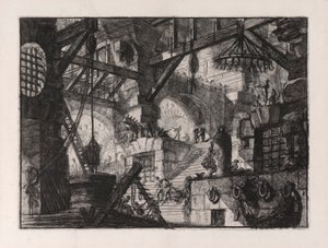 The Well, plate 13 from Carceri by Giovanni Battista Piranesi