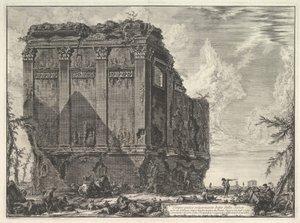 The so-called Temple of Salus, on the road to Albano by Giovanni Battista Piranesi