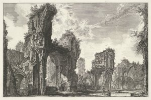 Baths of Caracalla in Rome by Giovanni Battista Piranesi