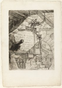 Title Page from Imaginary Prisons by Giovanni Battista Piranesi
