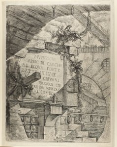 Title Page from Imaginary Prisons by Giovanni Battista Piranesi