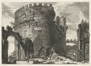 Tomb of Caecilia Metella in Rome (Views of Rome) by Giovanni Battista Piranesi