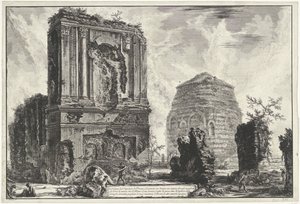 Tombs of Licinianus Piso and the Cornelius Family Along the Via Appia (Views of Rome) by Giovanni Battista Piranesi