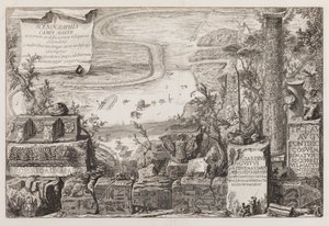 View over Campus Martius by Giovanni Battista Piranesi