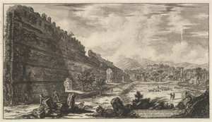 View of the Remains of the Castro Pretorio in the Villa Adriana at Tivoli, 1770