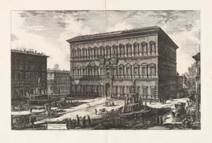 View of the Palazzo Farnese, from Views of Rome by Giovanni Battista Piranesi