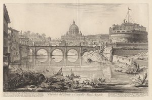 View of the Bridge and Castel Sant